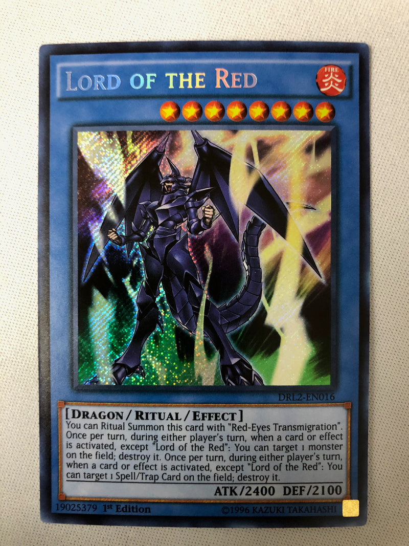 Yugioh Lord of the Red DRL2-EN016 Secret Rare 1st Edition Near Mint
