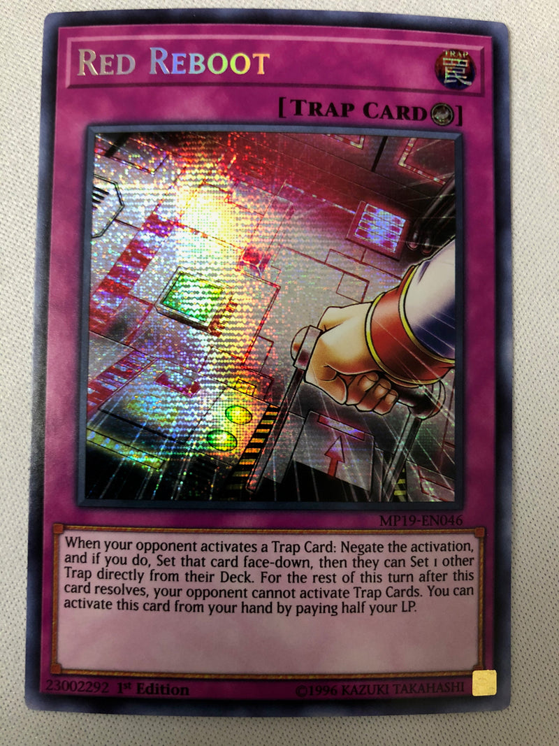 Yugioh Red Reboot MP19-EN046 1st Edition Secret Rare Near Mint