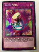 Yugioh Toon Mask DRL2-EN028 Secret Rare 1st Edition Near Mint