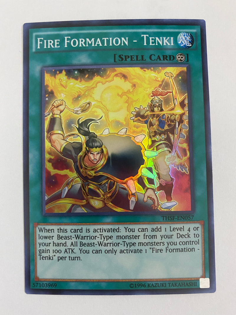Yugioh Fire Formation - Tenki THSF-EN057 Super Rare Near Mint