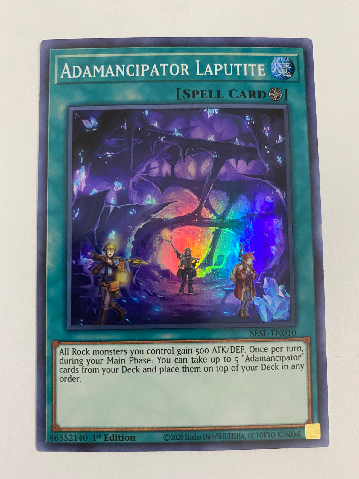 adamancipator yugioh deck Yugioh Adamancipator Laputite SESL-EN010 Super Rare 1st Edition Near M