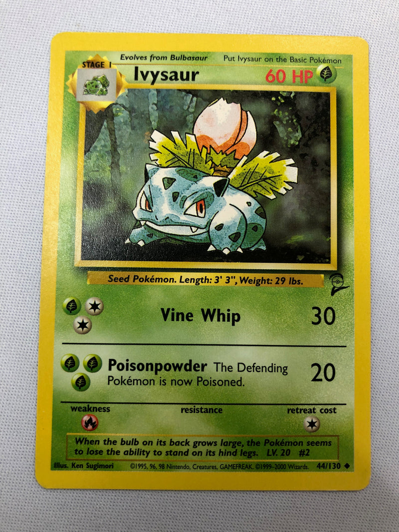 Ivysaur 44/130 Base Set 2 Uncommon Unlimited Pokemon Card Near Mint