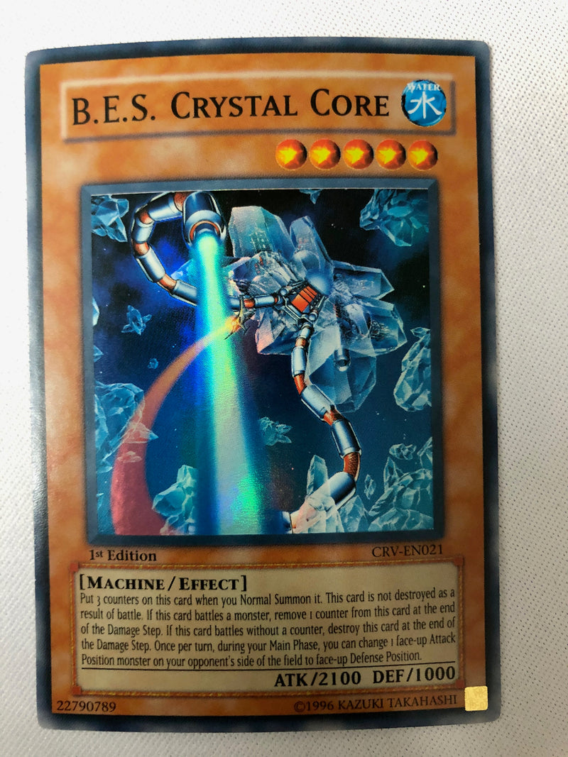 Yugioh B.E.S Crystal Core CRV-021 Super Rare 1st Edition Near Mint