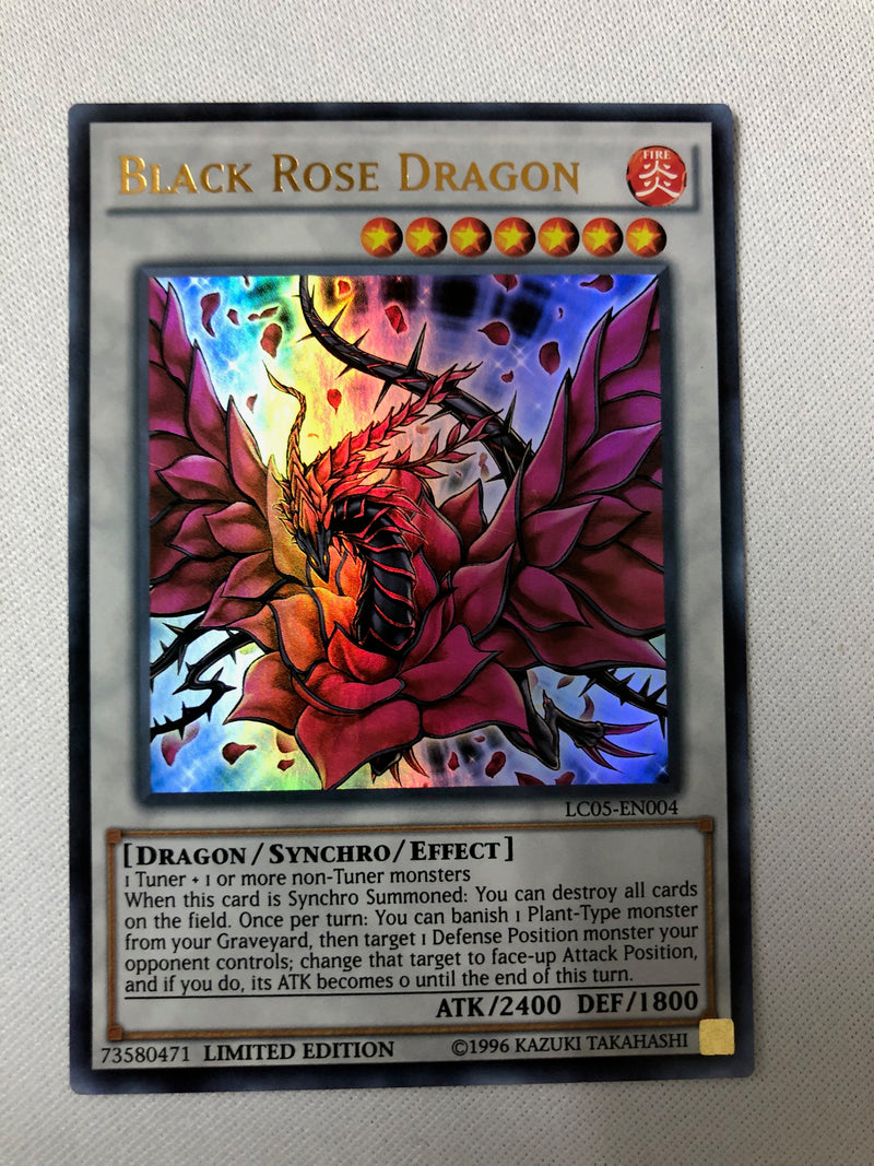 Yugioh Black Rose Dragon LC05-EN004 Ultra Rare Limited Edition Near Mint