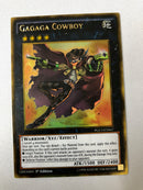 Yugioh Gagaga Cowboy PGL3-EN067 1st Edition Gold Rare Near Mint