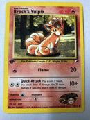 Brock’s Vulpix 73/132 1st Edition Common Gym Heroes Pokemon Card NM/EX