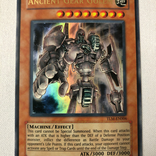 Yugioh Ancient Gear Golem TLM-EN006 Unlimited Edition Ultra Rare Near