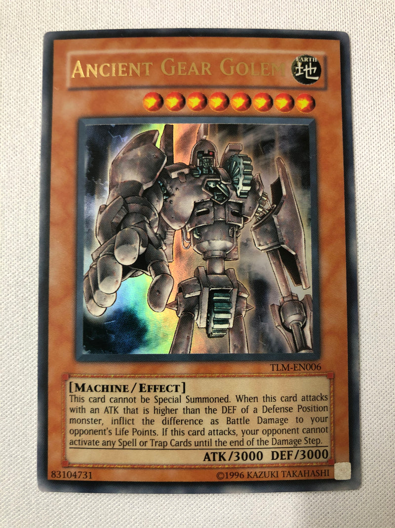 Yugioh Ancient Gear Golem TLM-EN006 Unlimited Edition Ultra Rare Near Mint