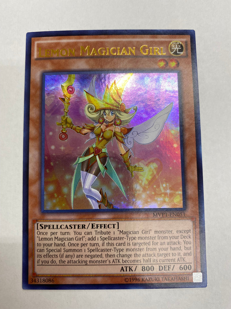 Yugioh Lemon Magician Girl - MVP1-EN051  Ultra Rare  Unlimited Near Mint