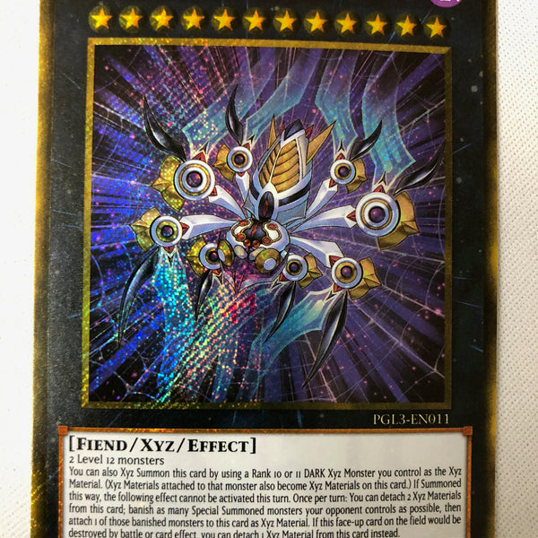 Yugioh Number 77: The Seven Sins PGL3-EN011 Gold Rare 1st Edition