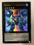 Yugioh Number 19: Freezadon ZTIN-EN003 Ultra Rare 1st Edition Near Mint