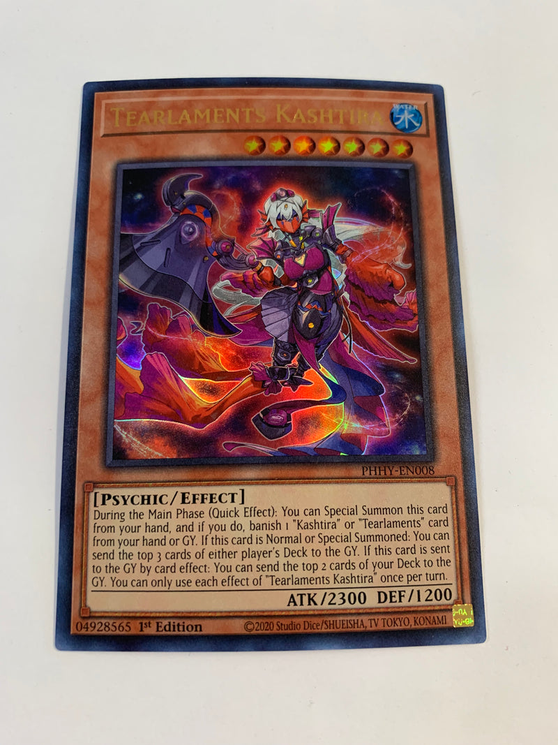 Yugioh Tearlaments Kashtira PHHY-EN008 Ultra Rare 1st Edition Near Mint