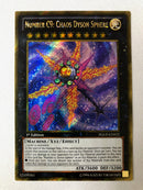 Yugioh Number C9: Chaos Dyson Sphere PGLD-EN022 1st Edition Gold Secret Rare NM