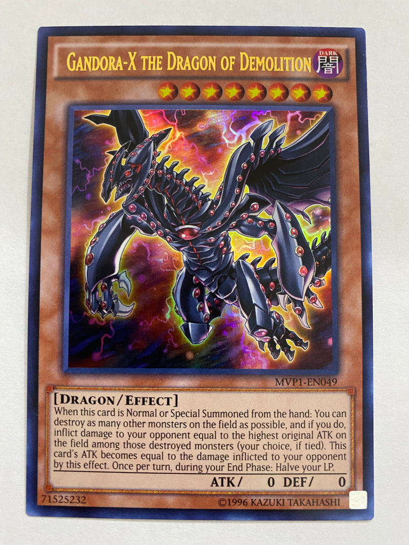 Yugioh  Gandora-X the Dragon of Demolition  MVP1-EN049 Ultra Rare Unlimition NM