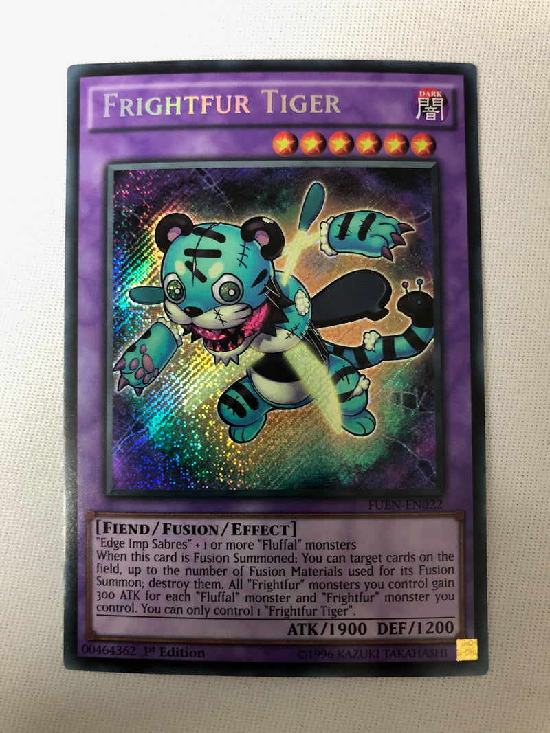yugioh frightfur cards Yugioh Frightfur Tiger FUEN-EN022 Secret Rare 1st Edition Near Mint