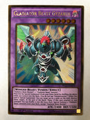Yugioh Gladiator Beast Gyzarus PGL2-EN079 Gold Rare 1st Edition Near Mint