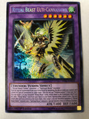 Yugioh Ritual Beast Ulti-cannahawk THSF-EN030 1st Edition Secret Rare Near Mint