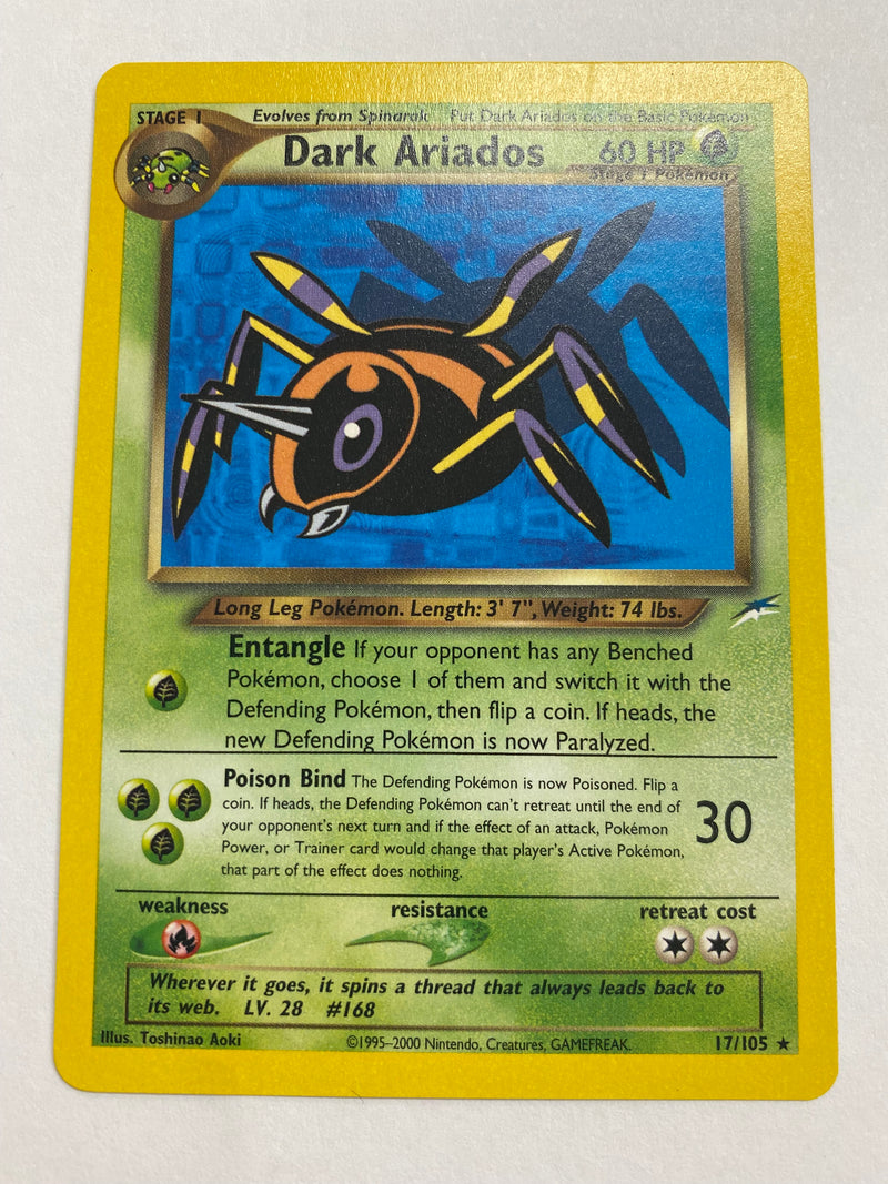 Dark Ariados 17/105  Neo Destiny Rare Pokemon Card Near Mint