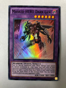 Yugioh Masked Hero Dark Law SDHS-EN044 1st Edition Super Rare NM
