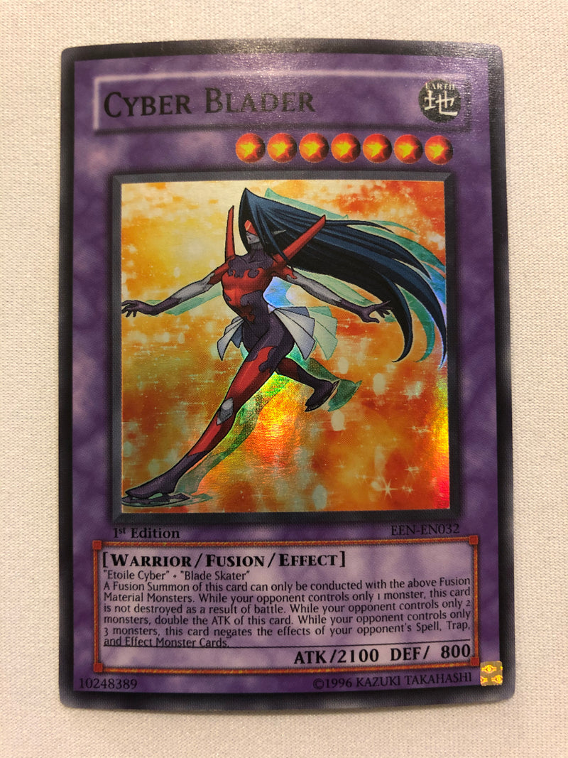 Yugioh Cyber Blader EEN-EN032 1st Edition Super Rare Near Mint