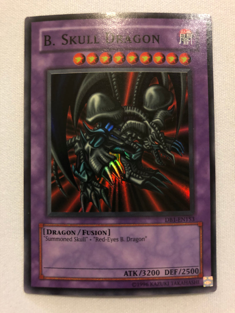 Yugioh B. Skull Dragon DB1-EN153 Super Rare Near Mint
