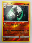 Alolan Marowak 12/111 Crimson Invasion Reverse Holo Rare Pokemon Card NM