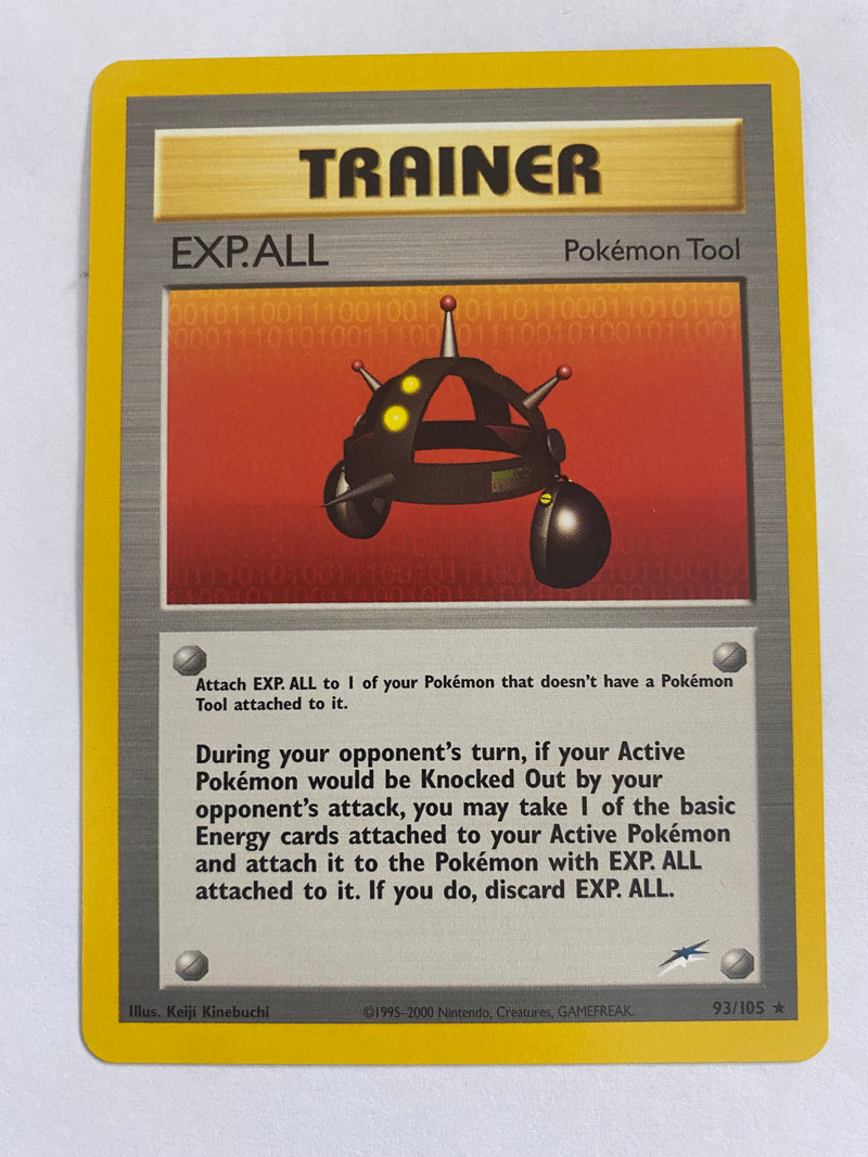 EXP.ALL 93/105 Neo Destiny Trainer Non Holo Rare Pokemon Card NM