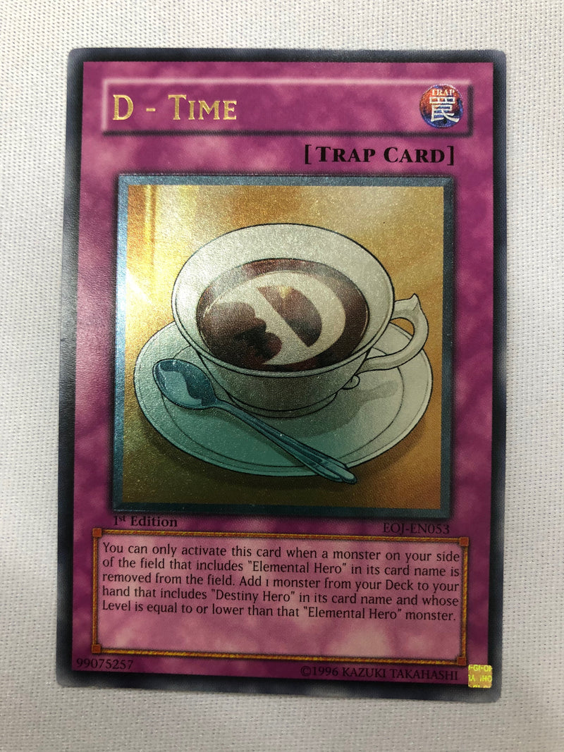 Yugioh D-Time EOJ-EN053 Ultimate Rare 1st Edition NM