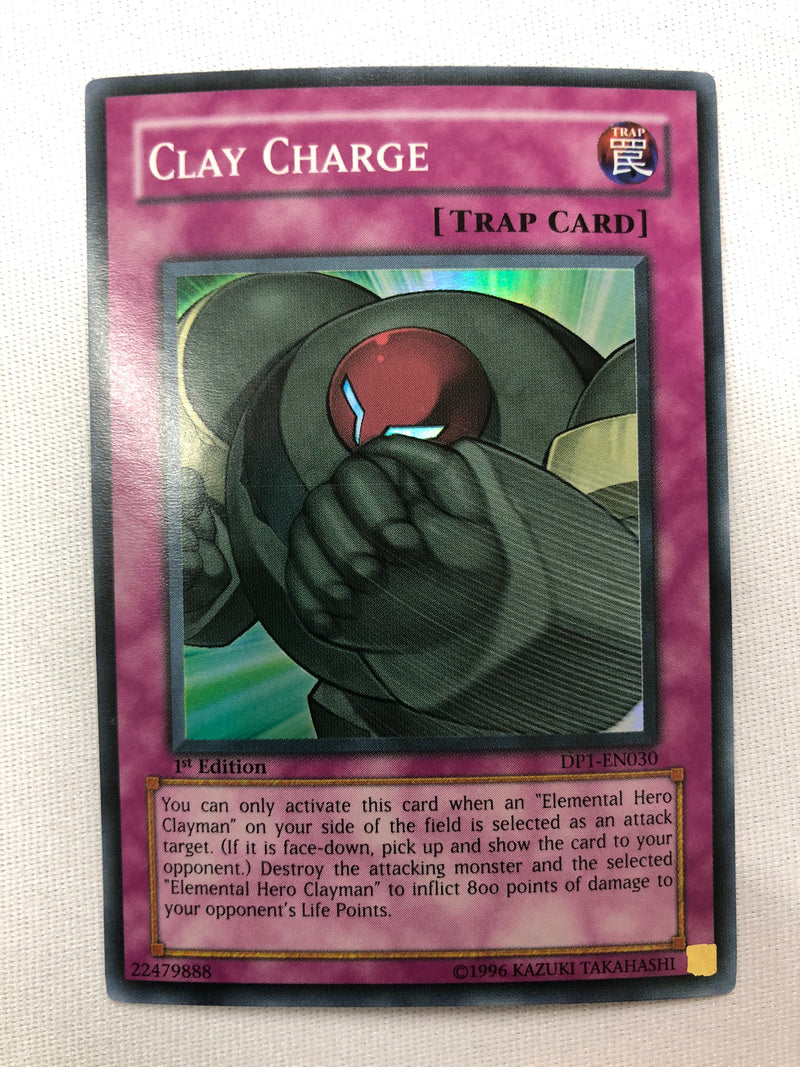 Yugioh Clay Charge DPI-EN030 1st Edition Super Rare NM