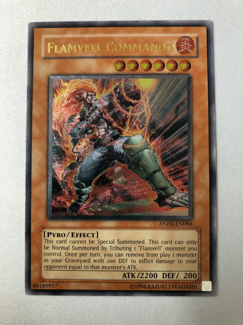 Yugioh Flamvell Commando ANPR-EN086 Ultimate Rare Near Mint