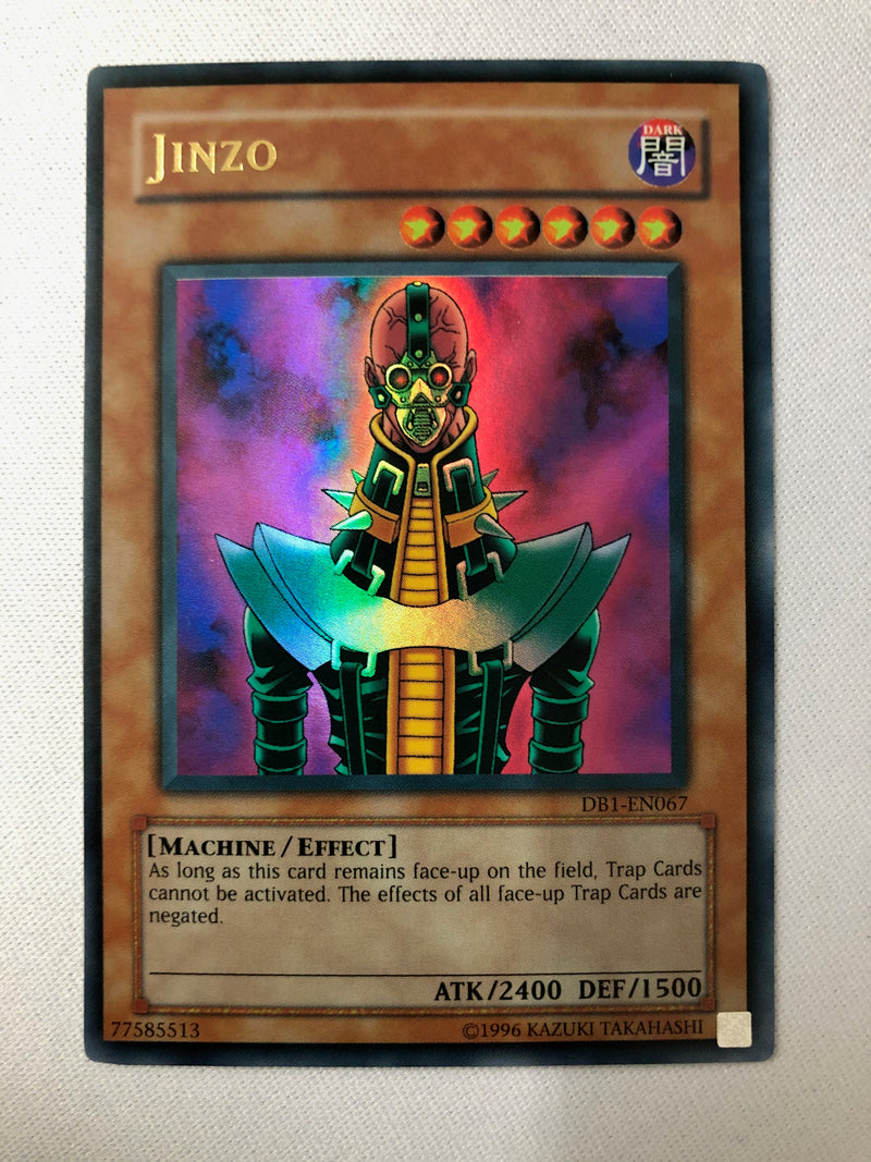 Yugioh Jinzo DB1-EN067 Ultra Rare Unlimited Edition Near Mint Yugioh Jinzo DB1-EN067 Ultra Rare Unlimited Edition Near Mint