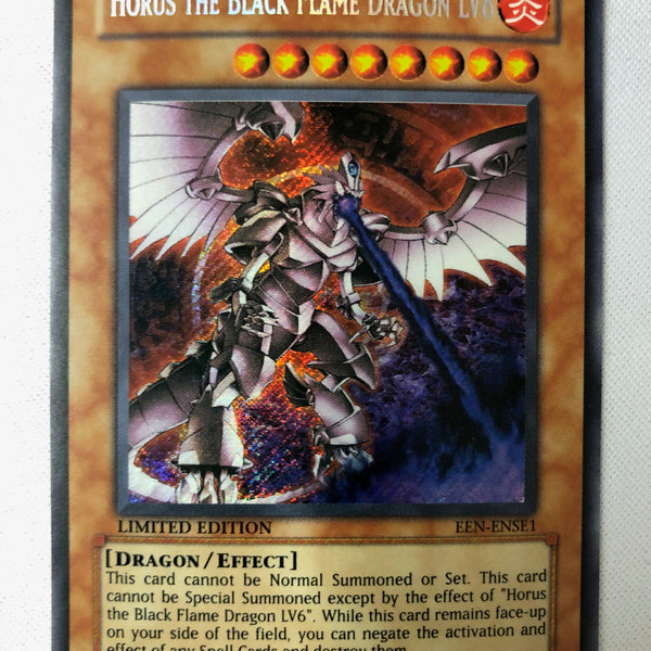 Yugioh Horus The Black Flame Dragon LV8 EEN-ENSE1 Secret