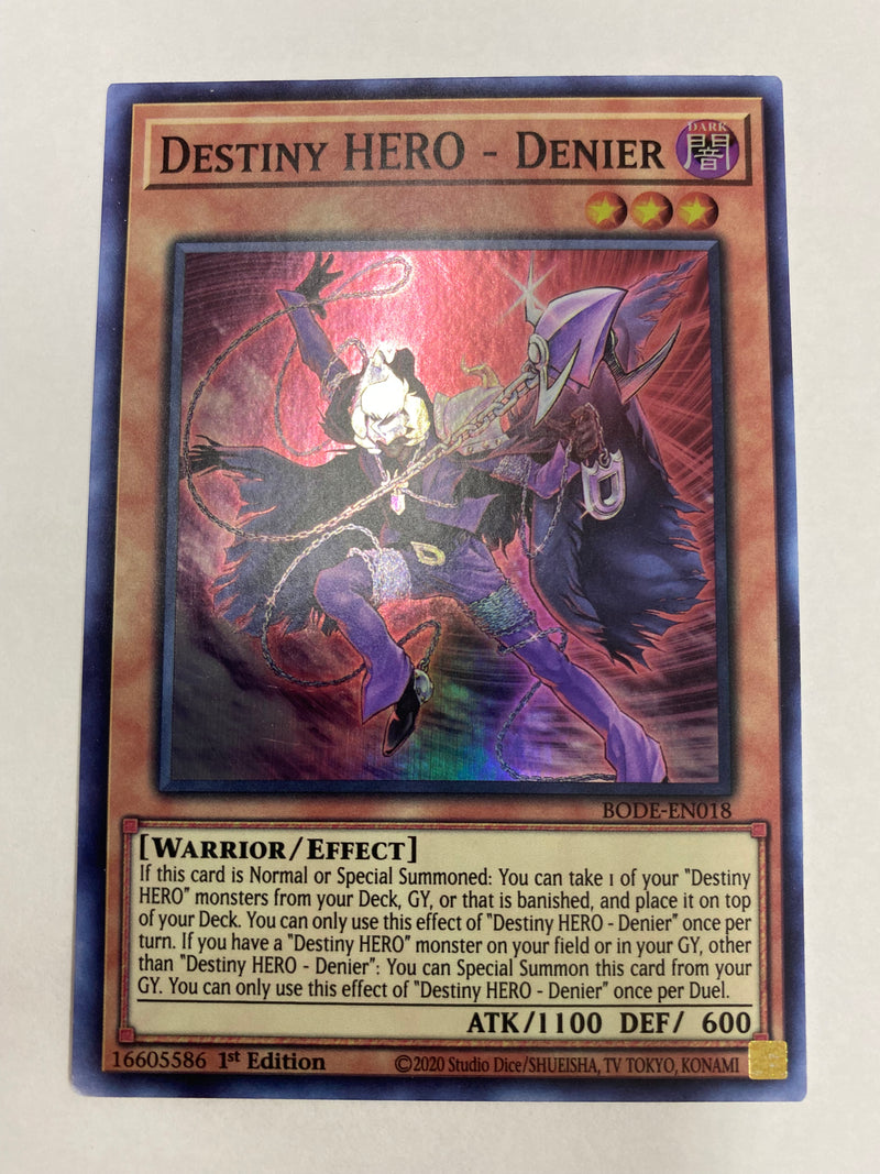 yugioh destiny hero cards Yugioh Destiny HERO - Denier