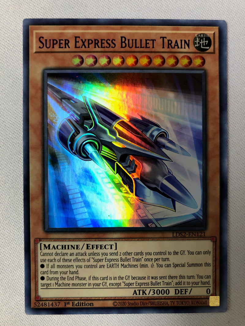 Yugioh Super Express Bullet Train LDS2-EN121 Purple Ultra Rare 1st Edition NM