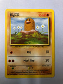 Diglett 47/102 Base Set Common Pokemon Card NM