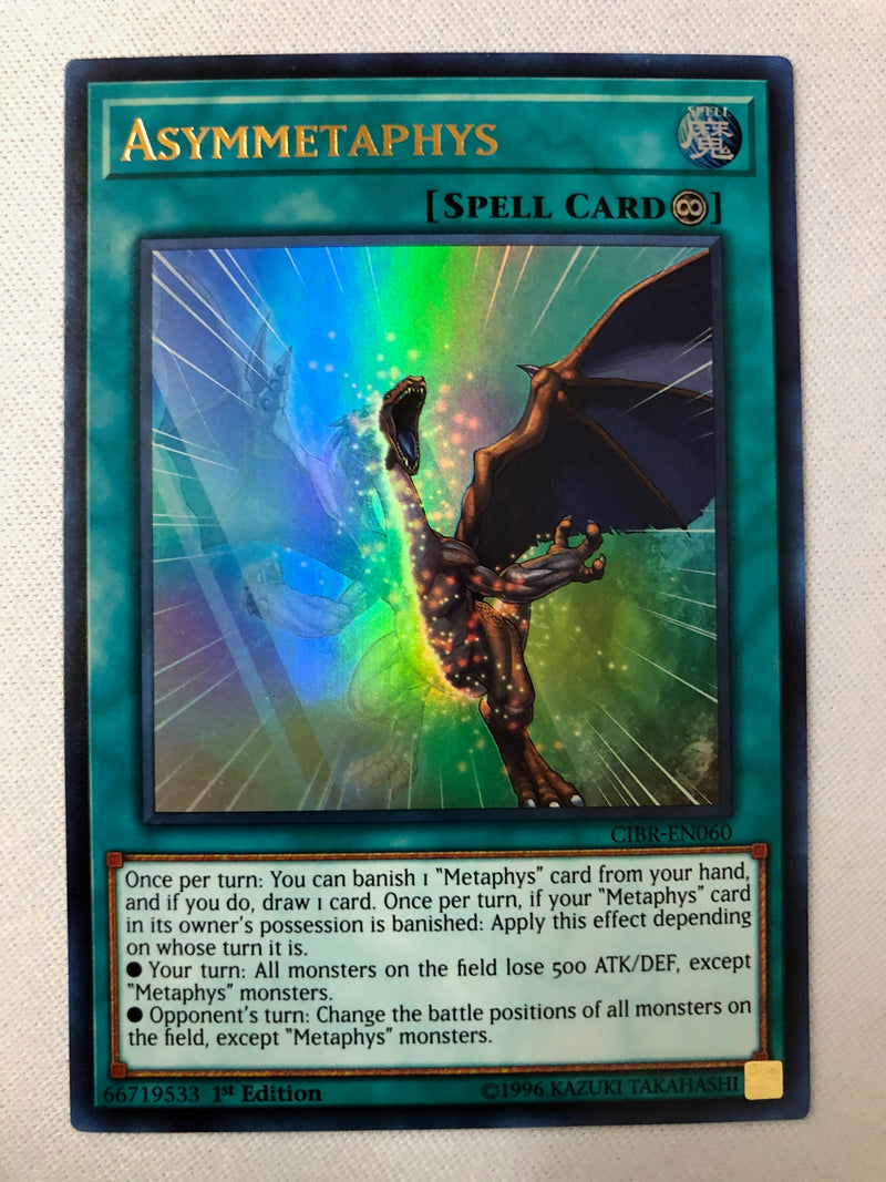 Yugioh Asymmetaphys CIBR-EN060 Ultra Rare 1st Edition NM