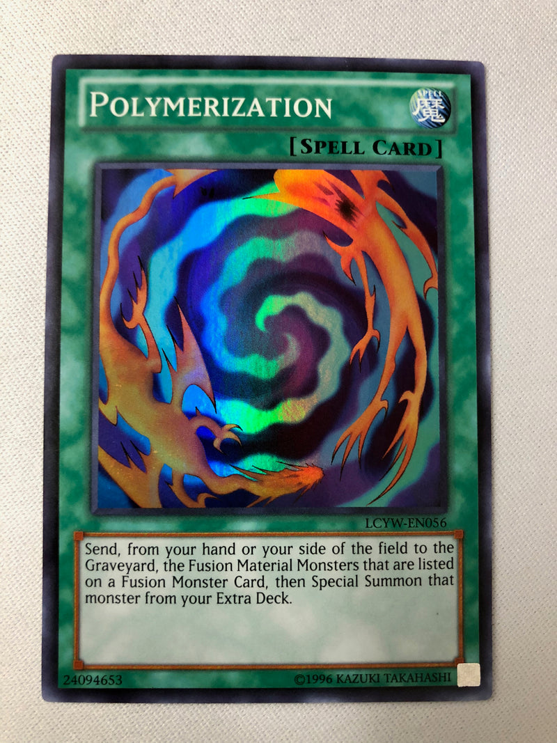 Yugioh Polymerization LCYW-EN056 Super Rare Unlimited Near Mint