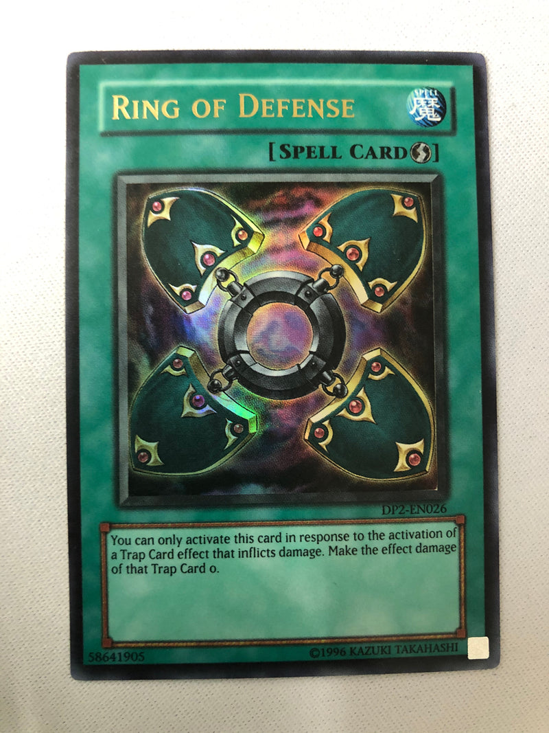 Yugioh Ring of Defense DP2-EN026 Ultra Rare Unlimited Near Mint