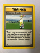 Pokemon Breeder 76/102 Base Set Rare Pokemon Card Near Mint