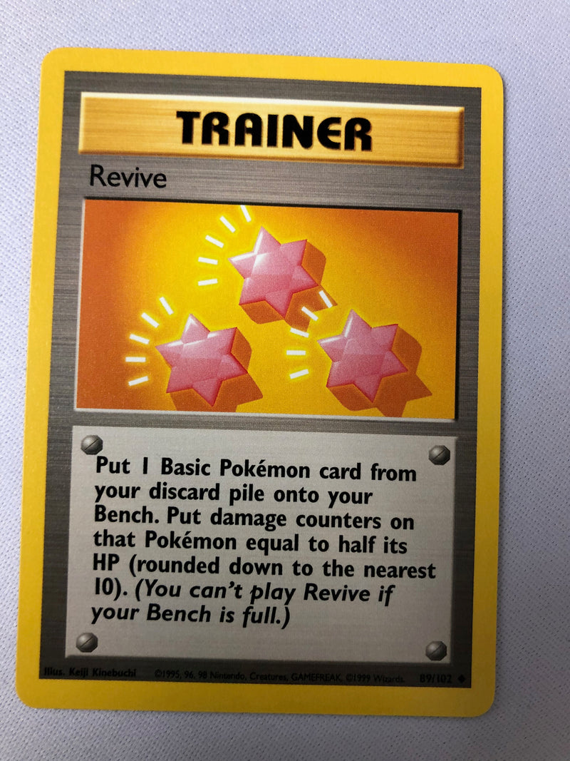 Revive 89/102 Base Set Uncommon Pokemon Card NM