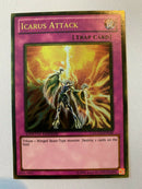 Yugioh Icarus Attack GLD3-EN049 Limited Edition Gold Rare Near Mint