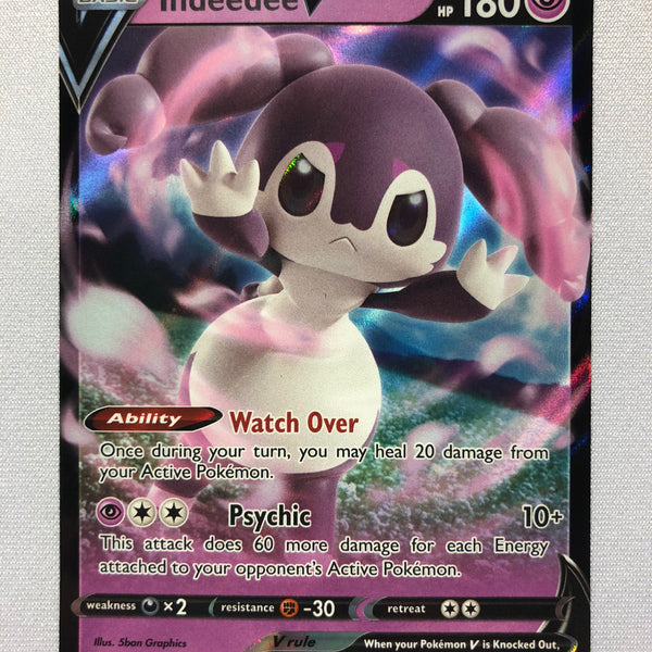 Indeedee V 091/202 Holo Ultra Rare Pokemon Card Near Mint