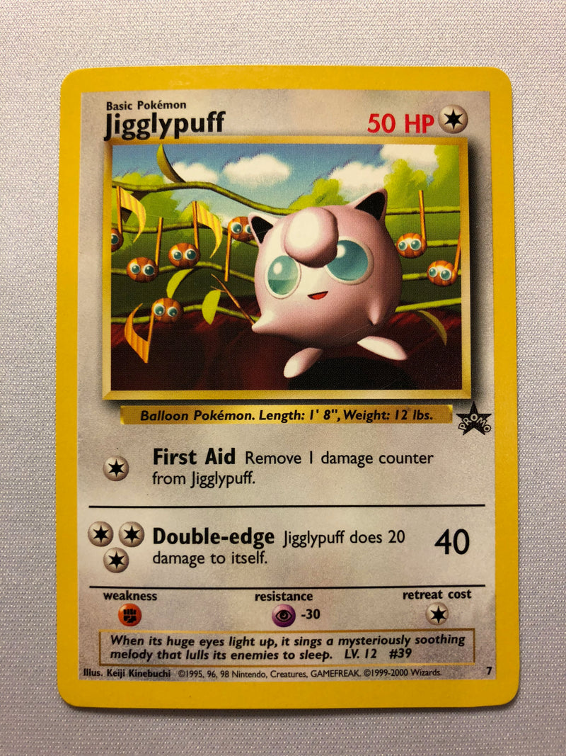 Jigglypuff 7 Black Star Promo Set Pokemon Card Near Mint