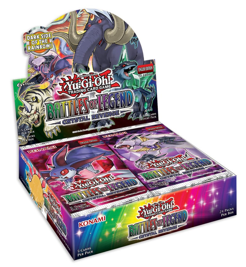 Yugioh Battles of Legend: Crystal Revenge Booster Box Case 12 Boxes Br Yugioh Battles of Legend: Crystal Revenge Booster Box Case 12 Boxes Br