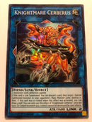 Yugioh Knightmare Cerberus FLOD-EN045 Super Rare 1st Edition Near Mint
