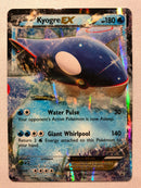 Kyogre EX XY41 Black Star Holo Rare Pokemon Card Near Mint