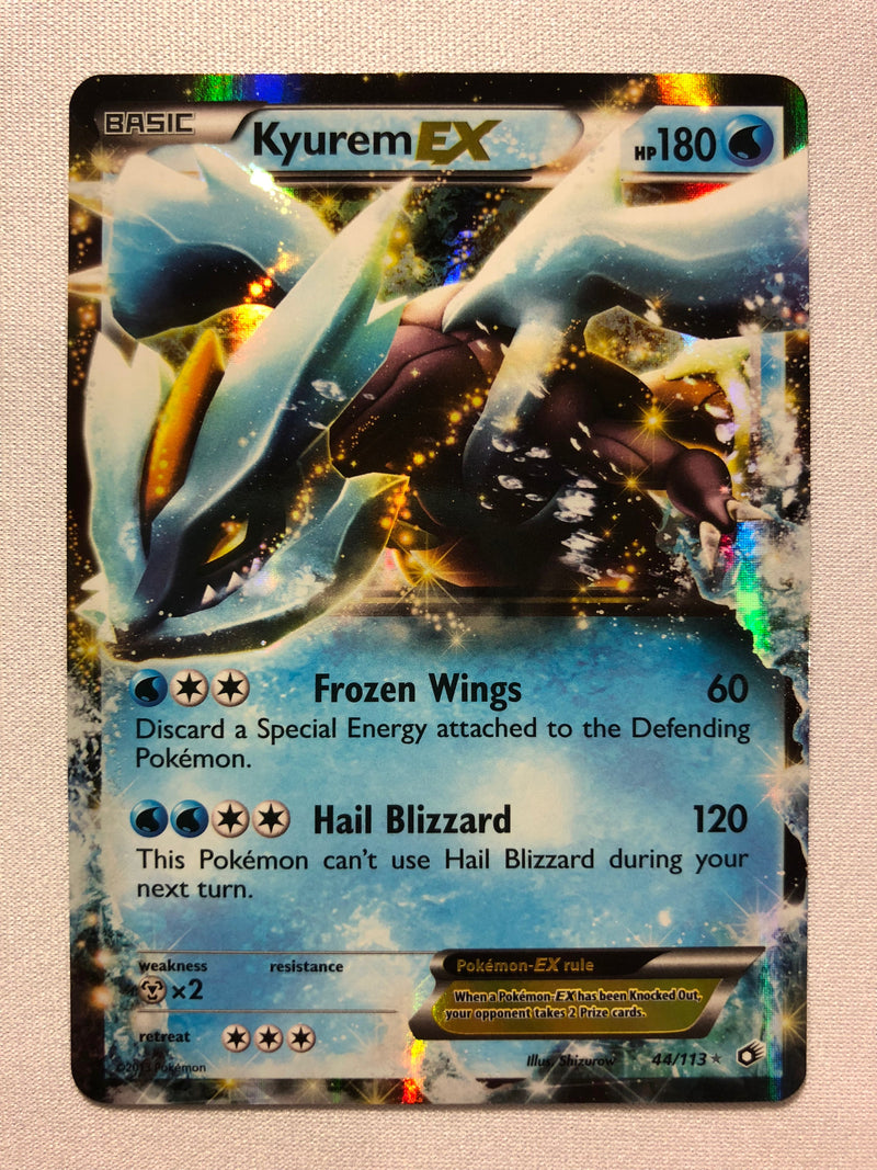 Kyurem EX 44/113 Holo Ultra Rare B&W Legendary Treasures Pokemon Card Kyurem EX 44/113 Holo Ultra Rare B&W Legendary Treasures Pokemon Card