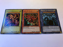 Yugioh Egyptian God Set Obelisk, Slyfer, The Winged Dragon of Ra LC01 Ultra Rare