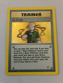 Lt. Surge 17/132 Holo Rare Gym Heroes Pokemon Card Near Mint
