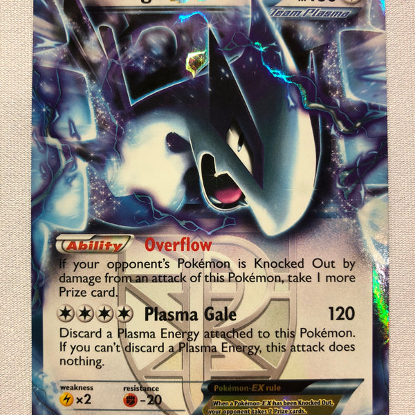 lugia ex pokemon card value Lugia EX 102/113 Holo Rare Legendary Treasures Pokemon Card Lightly Pl